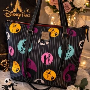 Disney Dooney & Bourke Nightmare Before Christmas Jack Skellington Tote Bag Larg